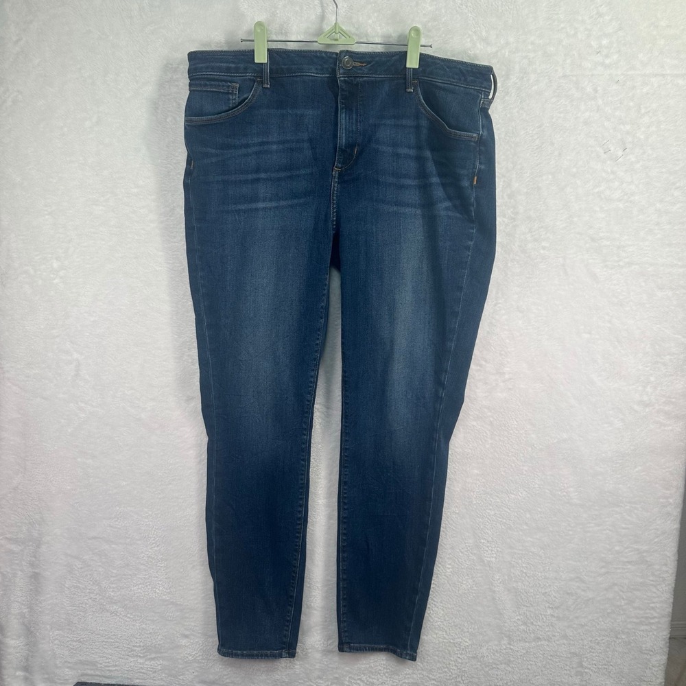 Eddie Bauer Jeans Womens T20 Blue Mid Rise Skinny Stretch Denim